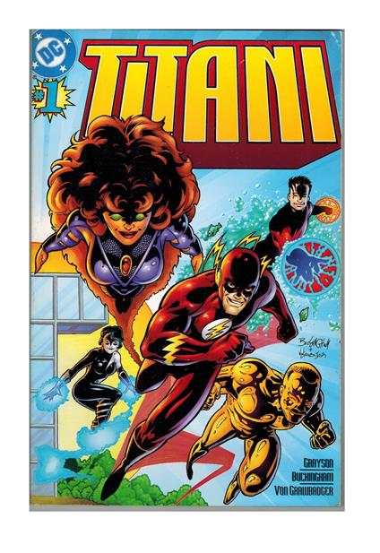 Titani TP 1 Playpress DC Comics Grayson Buchingham - copertina