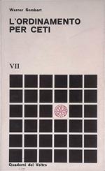 L' ordinamento per ceti