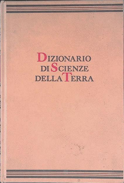 Dizionario di Scienze della Terra - copertina