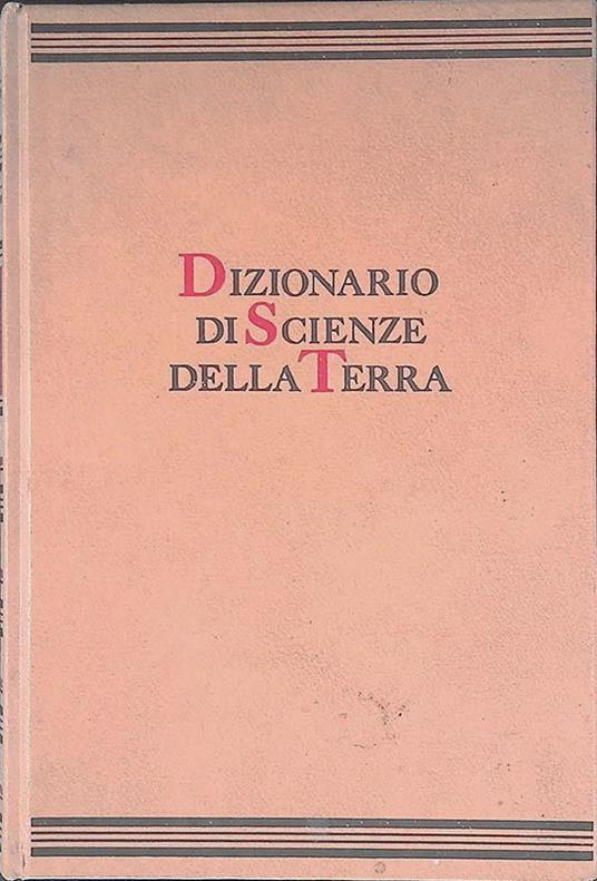 Dizionario di Scienze della Terra - copertina