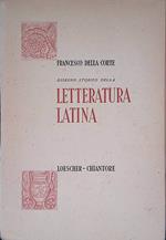 Disegno storico della Letteratura latina