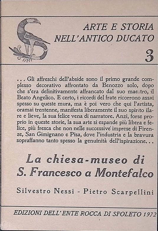 la chiesa-museo di S. Francesco a Montefalco - copertina