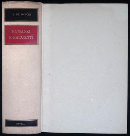 Romanzi, racconti e novelle - Milanin Milanon - Emilio De Marchi - copertina