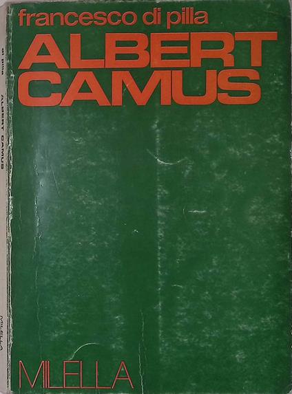 Albert Camus - Francesco Di Pilla - copertina