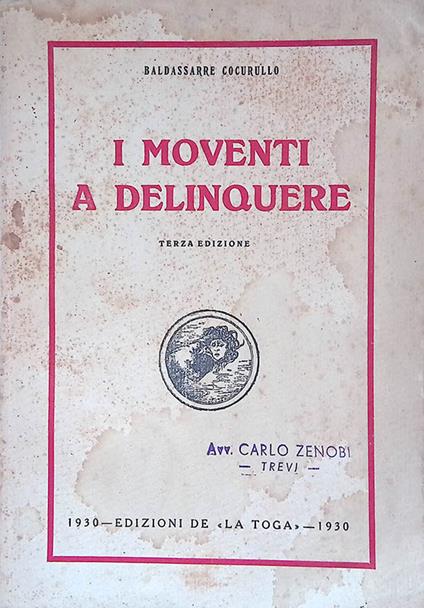 I Moventi a Delinquere - copertina
