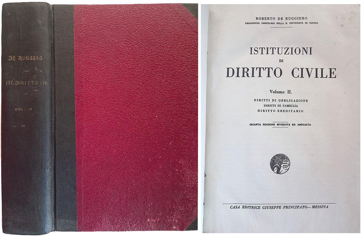 Istituzioni di Diritto Civile. Volume II - Diritti di obbligazione - Diritti di famiglia - Diritto ereditario