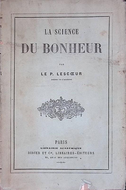La science du bonheur - copertina