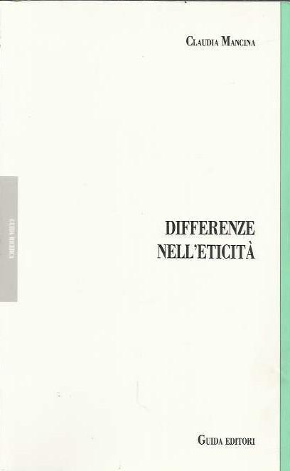 Differenze nell’eticità. Amore famiglia società civile in Hegel