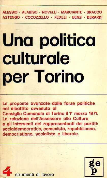 Una politica culturale per Torino