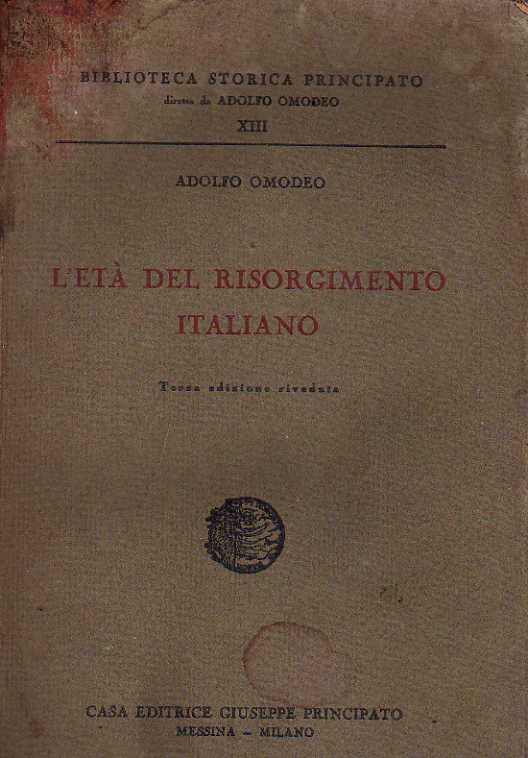 L’Eta’ Del Risorgimento Italiano