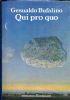 Qui pro quo - Gesualdo Bufalino - copertina