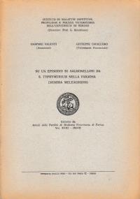 Su un episodio di Salmonellosi da S. typhymurium nella Faraona (Numida meleagridis) - copertina