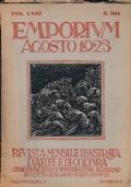 EMPORIUM. Rivista mensile illustrata d’Arte e di Cultura. Agosto 1923 - copertina
