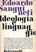 Ideologia e linguaggio - Edoardo Sanguineti - copertina