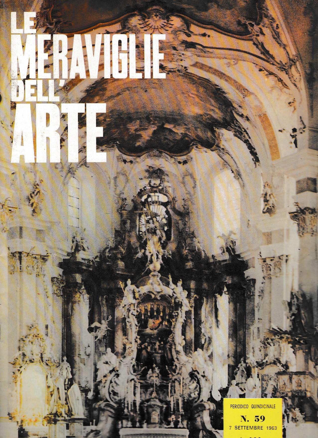 Le meraviglie dell’arte. n. 59/1963