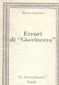 Errori di Giovinezza. Memorie degli anni ’30 e ’40 a Torino - copertina