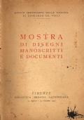 Mostra di disegni, manoscritti e documenti - copertina