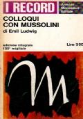 Colloqui Con Mussolini - Emil Ludwig - copertina