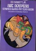 Art nouveau stained glass pattern book