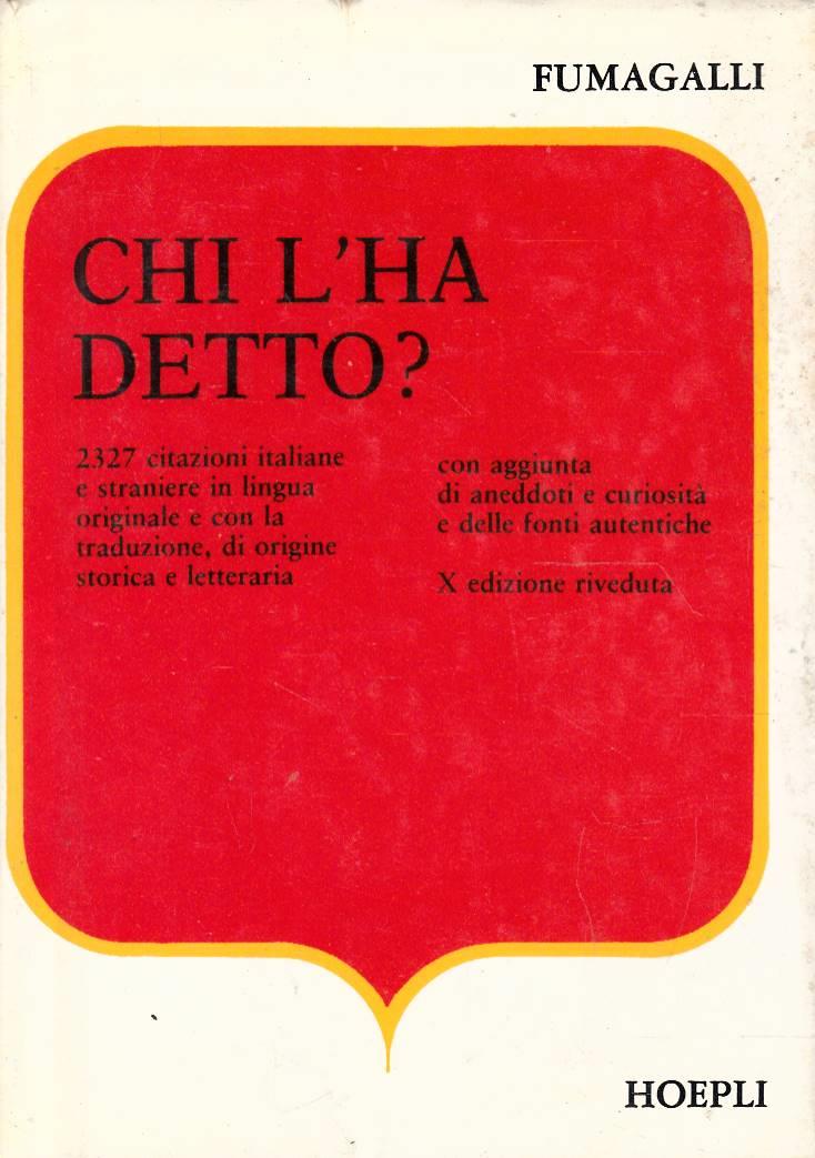 Chi L’Ha Detto