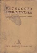 Ricerche estudi di Patologia sperimentale