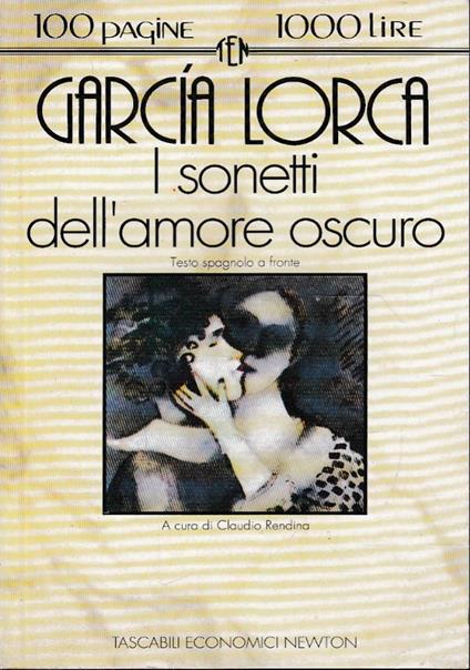 I sonetti dell’amore oscuro - copertina