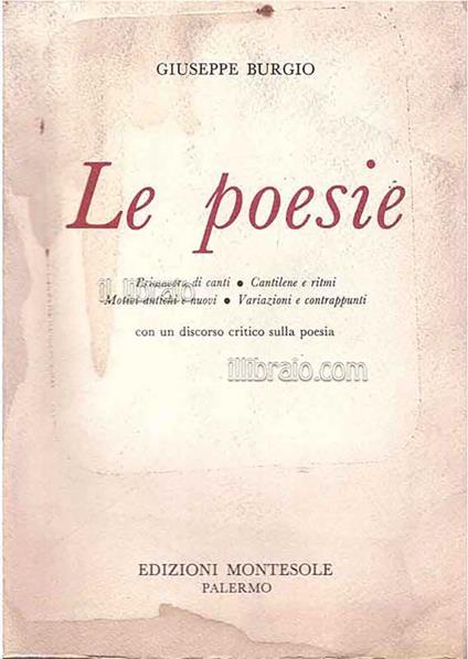 Le poesie - copertina