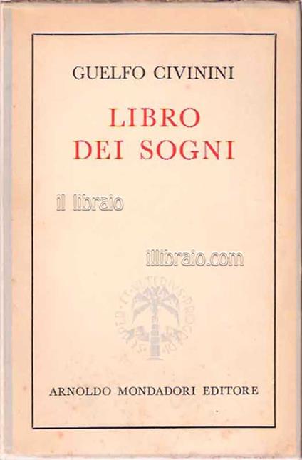 Libro dei sogni - copertina