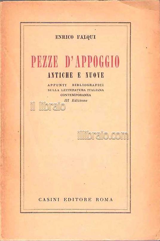 Pezze d'appoggio antiche e nuove - copertina