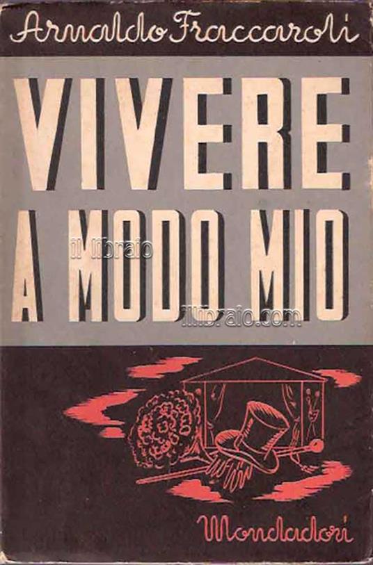 Vivere a modo mio - A. Fraccaroli - copertina