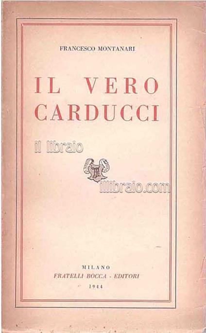 Il vero Carducci - copertina