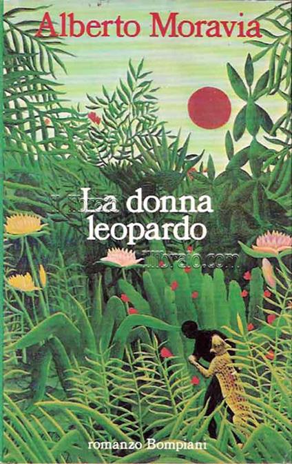 La donna leopardo - Alberto Moravia - copertina