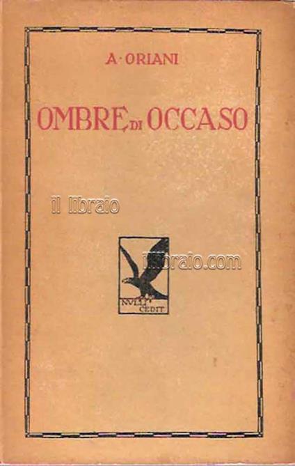 Ombre di occaso - copertina