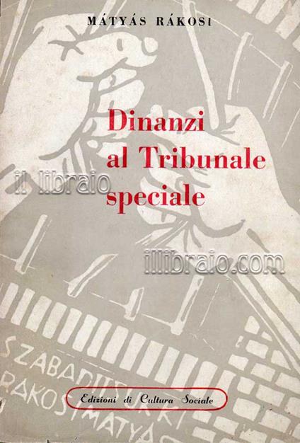 Dinanzi altribunale speciale - copertina