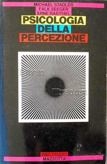 Psicologia della percezione - copertina