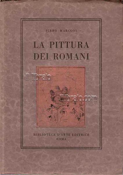 La pittura dei romani - copertina