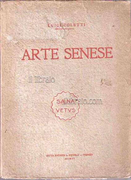 Arte senese - copertina