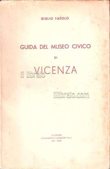 Guida del museo civico di Vicenza - copertina