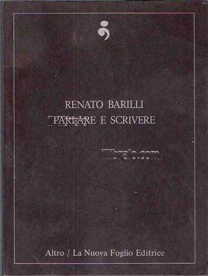 Parlare e scrivere - copertina
