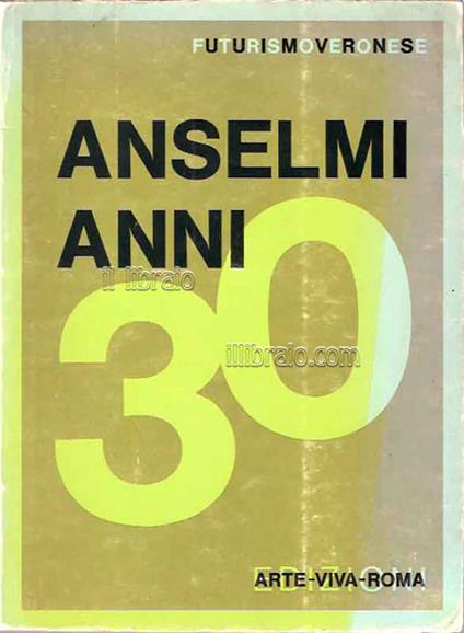 Anselmi anni 30 - copertina