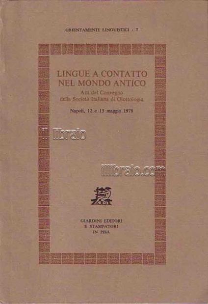 Lingua, dialetti, società - copertina
