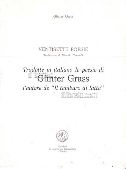 Ventisette poesie - copertina