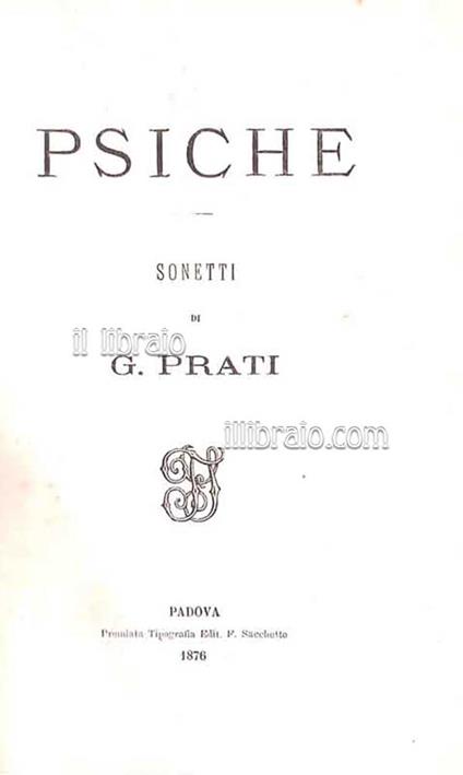 Psiche - copertina