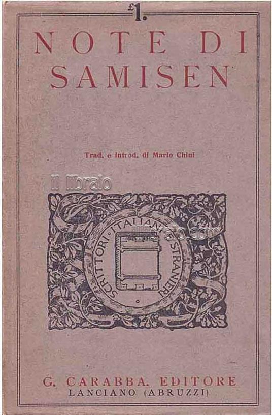 Note di Samisen - copertina