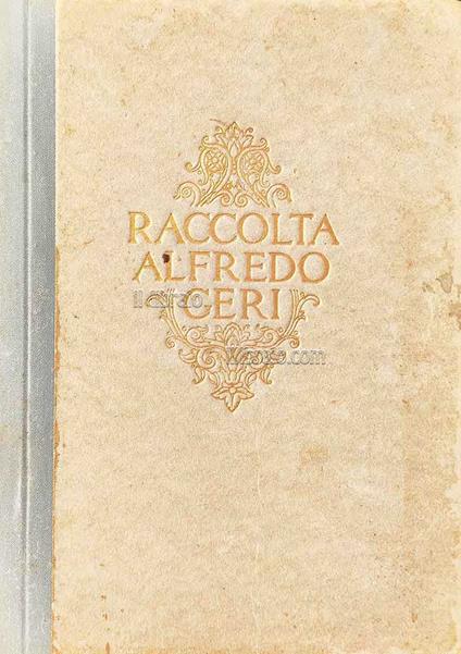 La raccolta Alfredo Geri - copertina