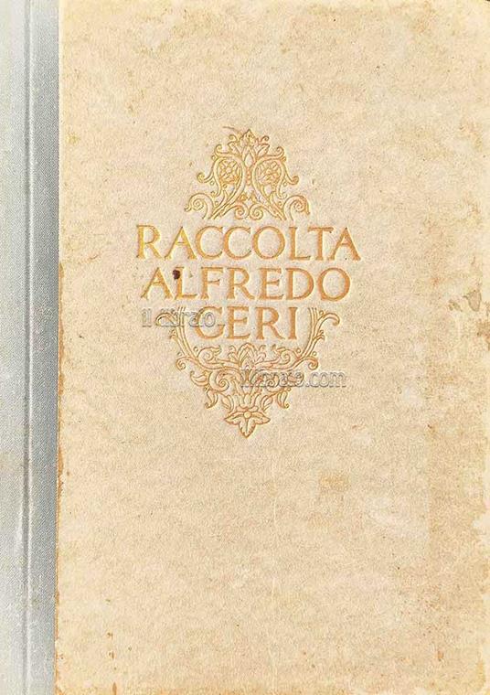 La raccolta Alfredo Geri - copertina