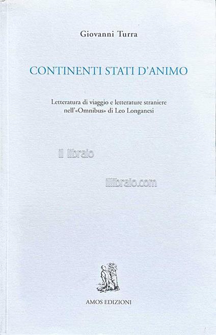 Continenti stati d'animo - copertina