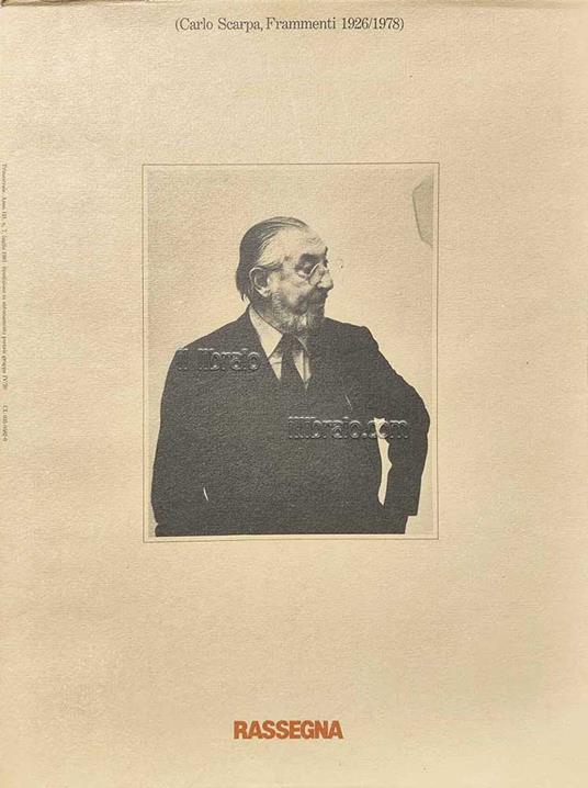 Carlo Scarpa, Frammenti 1926 / 1978. Rassegna n. 7 - copertina