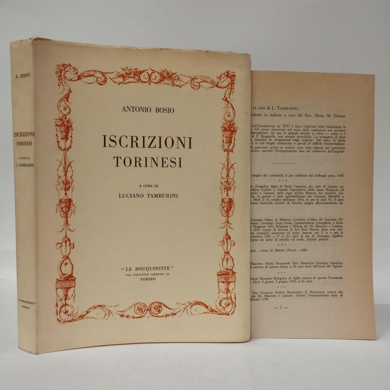 Iscrizioni torinesi