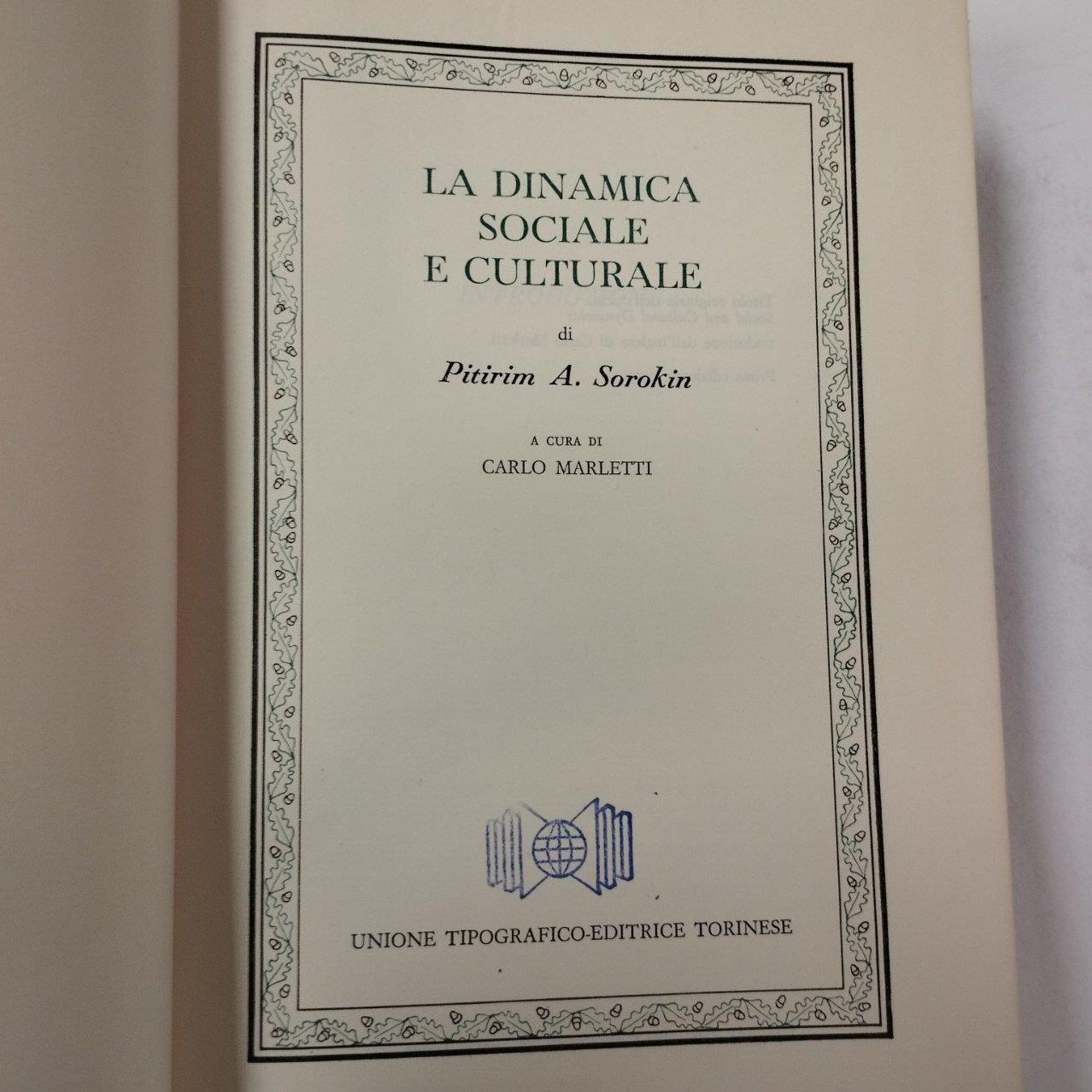 La dinamica sociale e culturale